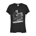 thumbnail image 1 of Junior's Marvel Runaways Chase & Old Lace Graphic Tee Black 2X Large, 1 of 2