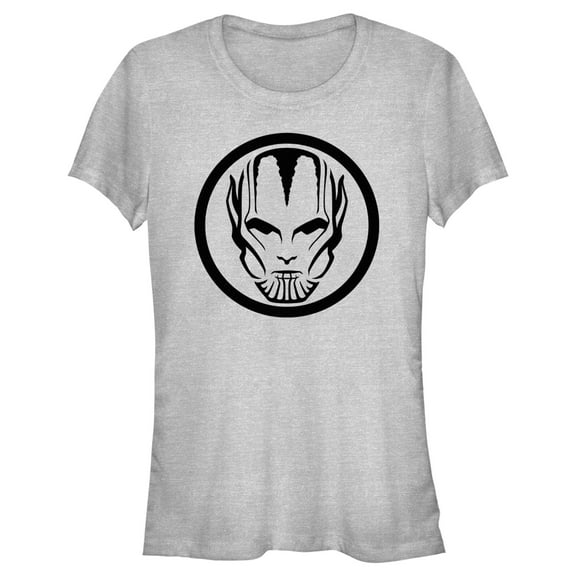 Junior's Marvel: Secret Invasion Skrull Logo Graphic Tee Athletic Heather Large