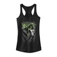 thumbnail image 1 of Junior's Marvel She-Hulk Shadow  Racerback Tank Top Black X Small, 1 of 4