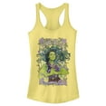 thumbnail image 1 of Junior's Marvel She-Hulk Won't Be Silenced  Racerback Tank Top Banana X Large, 1 of 3