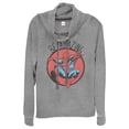 thumbnail image 1 of Junior's Marvel Spider-Man Be Amazing  Cowl Neck Sweatshirt Gray Heather X Large, 1 of 3