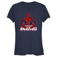 thumbnail image 1 of Junior's Marvel Spider-Man Beyond Amazing SPIDEY POSE BEYOND T-Shirt, 1 of 3