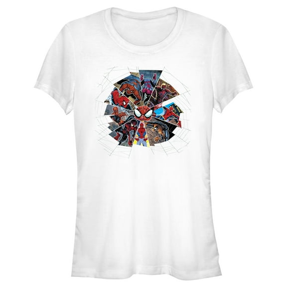 Junior's Marvel Spider-Man Beyond Amazing SPIDEY STAGES WEB T-Shirt