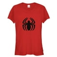 thumbnail image 1 of Junior's Marvel Spider-Man Eight-legged Logo  Graphic Tee Red Medium, 1 of 2