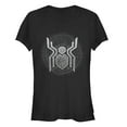 thumbnail image 1 of Junior's Marvel Spider-Man: Far From Home Ghostly Logo  Graphic Tee Black Large, 1 of 2