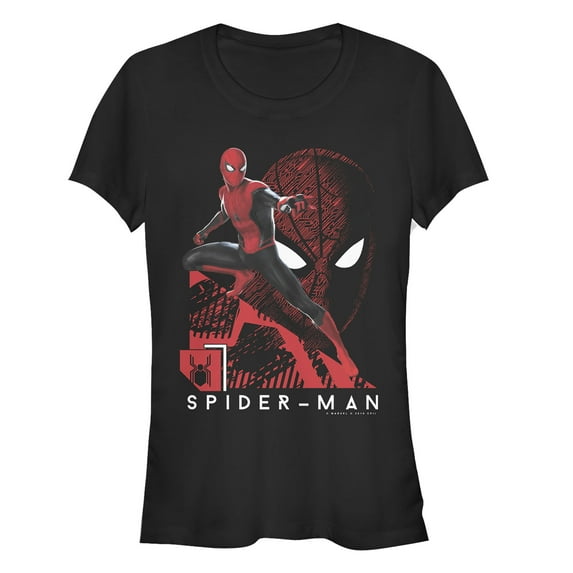 Junior's Marvel Spider-Man: Far From Home High Tech Graphic Tee Black 2X Large
