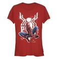 thumbnail image 1 of Junior's Marvel Spider-Man: Far From Home Logo Splatter  Graphic Tee Red X Large, 1 of 2
