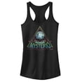 thumbnail image 1 of Junior's Marvel Spider-Man: Far From Home Mysterio Crystal  Racerback Tank Top Black X Small, 1 of 4