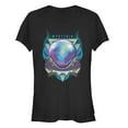 thumbnail image 1 of Junior's Marvel Spider-Man: Far From Home Mysterio Masked  Graphic Tee Black Large, 1 of 2