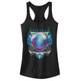 thumbnail image 1 of Junior's Marvel Spider-Man: Far From Home Mysterio Masked Racerback Tank Top Black X Large, 1 of 4