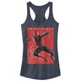 thumbnail image 1 of Junior's Marvel Spider-Man: Far From Home Sightseeing  Racerback Tank Top Indigo Large, 1 of 3