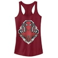 thumbnail image 1 of Junior's Marvel Spider-Man: Far From Home Tech Emblem  Racerback Tank Top Scarlet X Large, 1 of 3