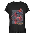 thumbnail image 1 of Junior's Marvel Spider-Man: Homecoming Angle  Graphic Tee Black Medium, 1 of 2