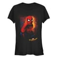 thumbnail image 1 of Junior's Marvel Spider-Man: Homecoming Glow  Graphic Tee Black Large, 1 of 2