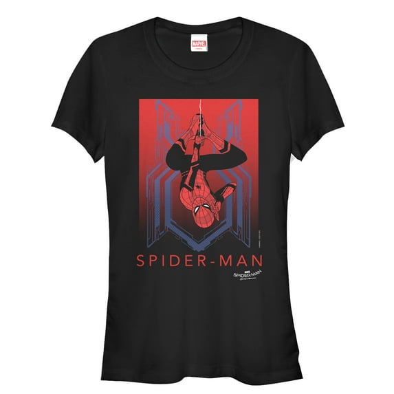 Junior's Marvel Spider-Man: Homecoming Hero Time Graphic Tee Black Large