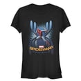 thumbnail image 1 of Junior's Marvel Spider-Man: Homecoming Logo Pattern  Graphic Tee Black X Large, 1 of 2