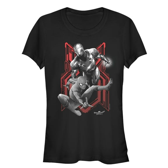 Junior's Marvel Spider-Man: Homecoming Partners  Graphic Tee Black X Large