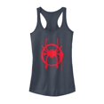 thumbnail image 1 of Junior's Marvel Spider-Man: Into the Spider-Verse Symbol  Racerback Tank Top Indigo Large, 1 of 3