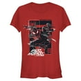 thumbnail image 1 of Junior's Marvel Spider-Man: Miles Morales Glitch Frame  Graphic Tee Red X Large, 1 of 2