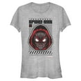 thumbnail image 1 of Junior's Marvel Spider-Man: Miles Morales Hooded Hero  Graphic Tee Athletic Heather X Large, 1 of 2
