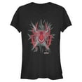 thumbnail image 1 of Junior's Marvel Spider-Man: Miles Morales Shatter Logo  Graphic Tee Black 2X Large, 1 of 2