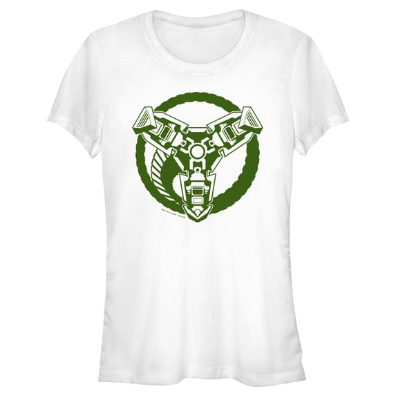 Junior's Marvel Spider-Man: No Way Home Doc Ock Logo Graphic Tee White Small