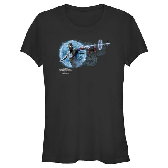 Junior's Marvel Spider-Man: No Way Home Magic Web Graphic Tee Black 2X Large