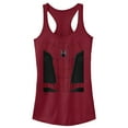 thumbnail image 1 of Junior's Marvel Spider-Man: No Way Home New Suit  Racerback Tank Top Scarlet Small, 1 of 4