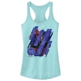 thumbnail image 1 of Junior's Marvel Spider-Man: No Way Home Suit Blueprint Panels  Racerback Tank Top Cancun 2X Large, 1 of 4