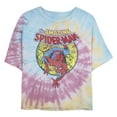 thumbnail image 1 of Juniors' Marvel: Spider-Man The Amazing Spider Retro Cropped T-Shirt, 1 of 4