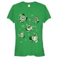 thumbnail image 1 of Junior's Marvel St. Patrick's Day Clover Icon  Graphic Tee Kelly Green Large, 1 of 2