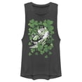 thumbnail image 1 of Junior's Marvel St. Patrick's Day Hulk Clover Field Festival Muscle Graphic Tee Charcoal Medium, 1 of 3