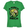 thumbnail image 1 of Junior's Marvel St. Patrick's Iron Fist Punch for a Pinch  Graphic Tee Kelly Green X Large, 1 of 3