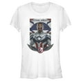 thumbnail image 1 of Junior's Marvel The Falcon and the Winter Soldier Captain America Shield Wings  Graphic Tee White Large, 1 of 3