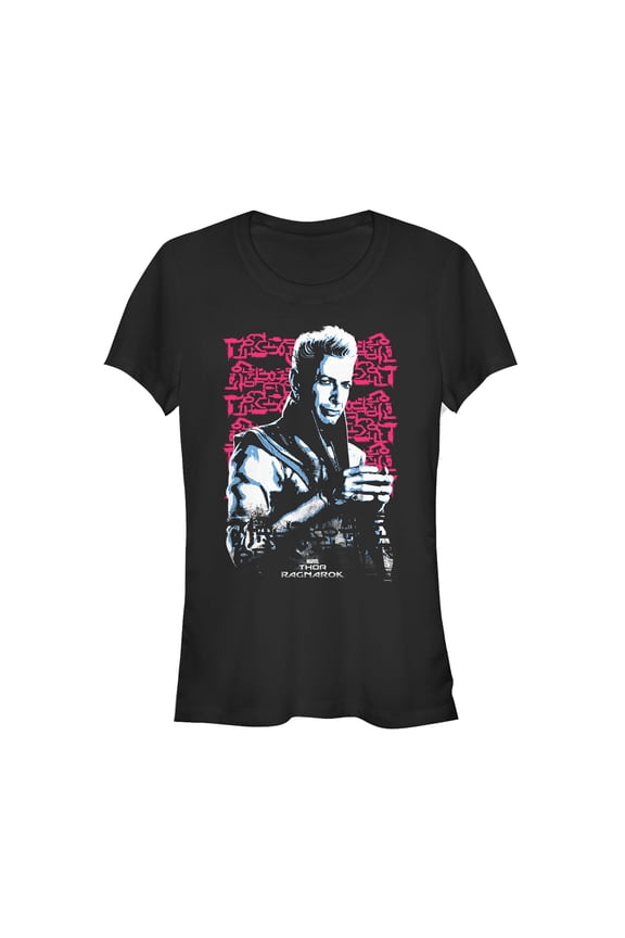 Junior's Marvel Thor: Ragnarok Grandmaster Script  Graphic Tee Black 2X Large