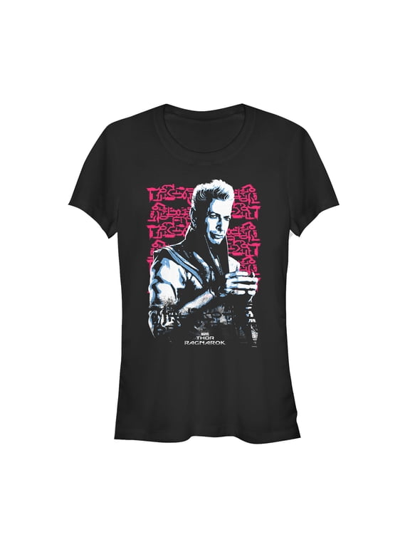 Junior's Marvel Thor: Ragnarok Grandmaster Script Graphic Tee Black Medium