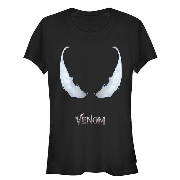Junior's Marvel Venom Film All Eyes  Graphic Tee Black Small