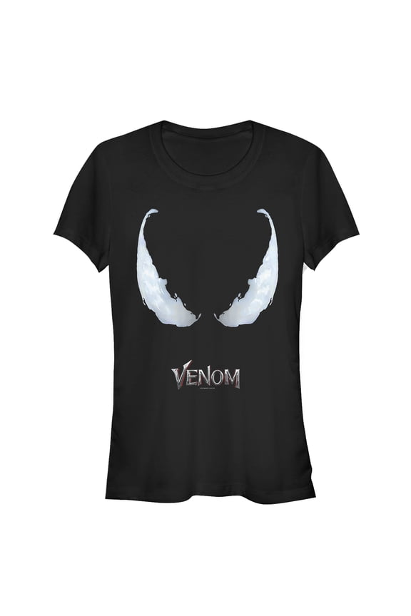 Junior's Marvel Venom Film All Eyes Graphic Tee Black X Large