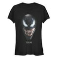 thumbnail image 1 of Junior's Marvel Venom Film All Smiles Graphic Tee Black 2X Large, 1 of 2