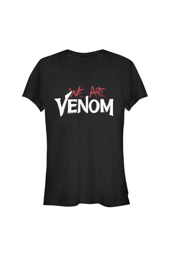 Junior's Marvel We Are Venom Film Graphic Tee Black Large