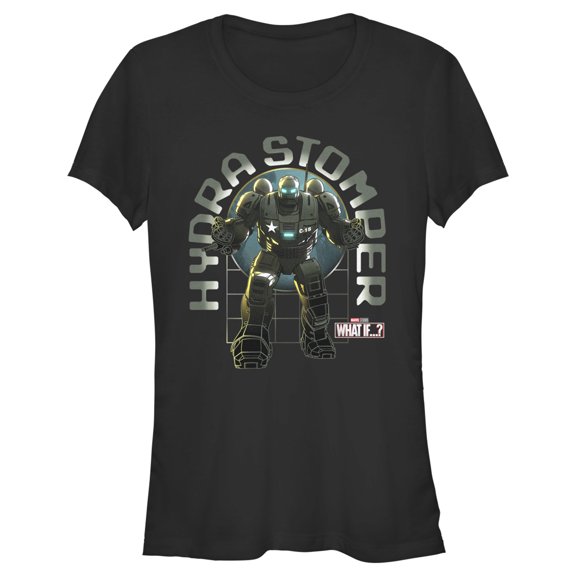 Junior's Marvel What if…? Hydra Stomper Graphic Tee Black 2X Large