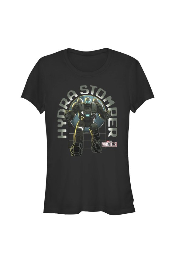 Junior's Marvel What if…? Hydra Stomper  Graphic Tee Black Medium
