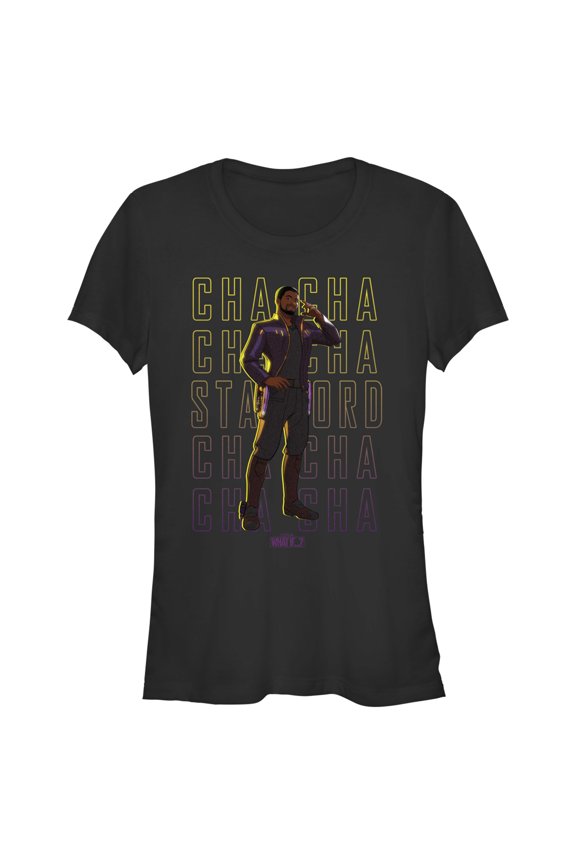 Junior's Marvel What if…? T'Challa Graphic Tee Black Medium