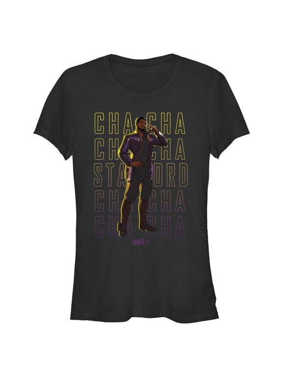 Junior's Marvel What if…? T'Challa Graphic Tee Black Small