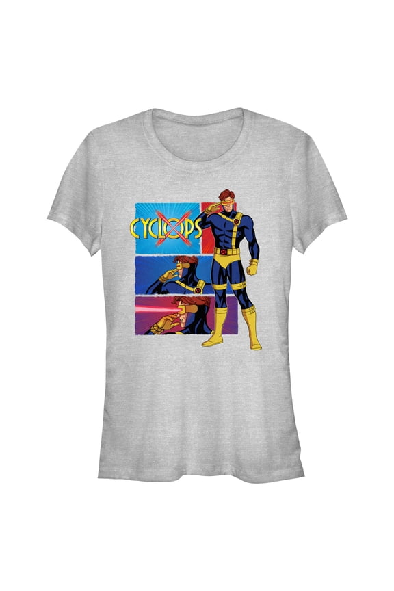 Junior's Marvel: X-Men '97 Cyclops Poses Portrait Graphic T-Shirt