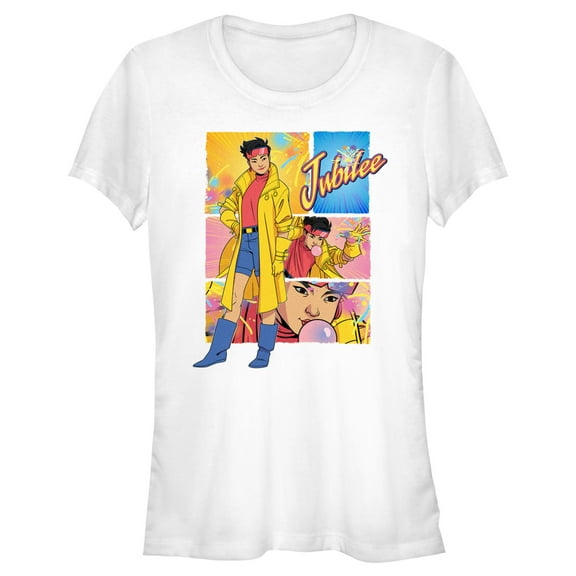Junior's Marvel: X-Men '97 Jubilee Poses Portrait Graphic T-Shirt