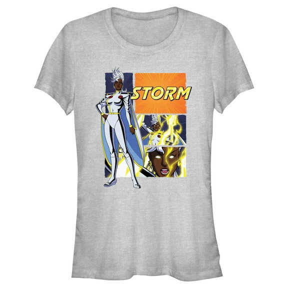 Junior's Marvel: X-Men '97 Storm Poses Portrait Graphic T-Shirt