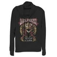 thumbnail image 1 of Junior's Marvel X-Men Dark Phoenix Rock n Roll Cowl Neck Sweatshirt Black Medium, 1 of 3