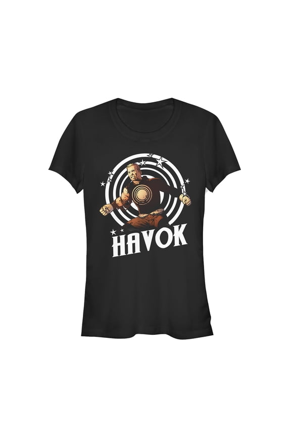 Junior's Marvel X-Men Havok Graphic Tee Black Large
