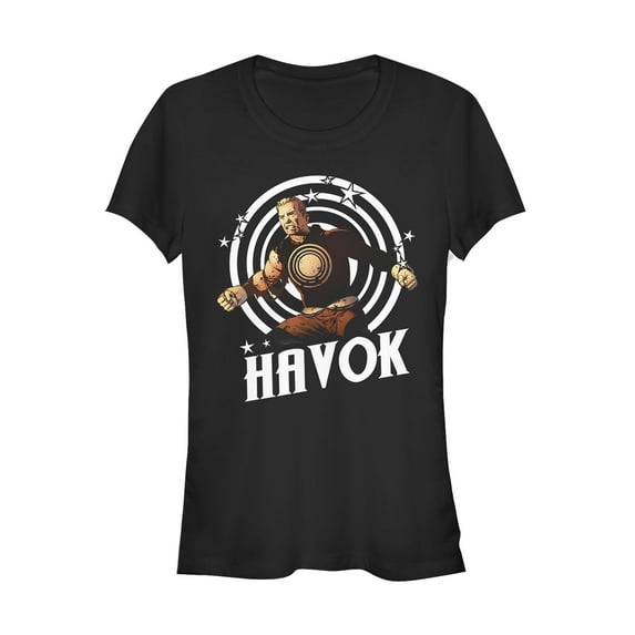 Junior's Marvel X-Men Havok Graphic Tee Black X Large